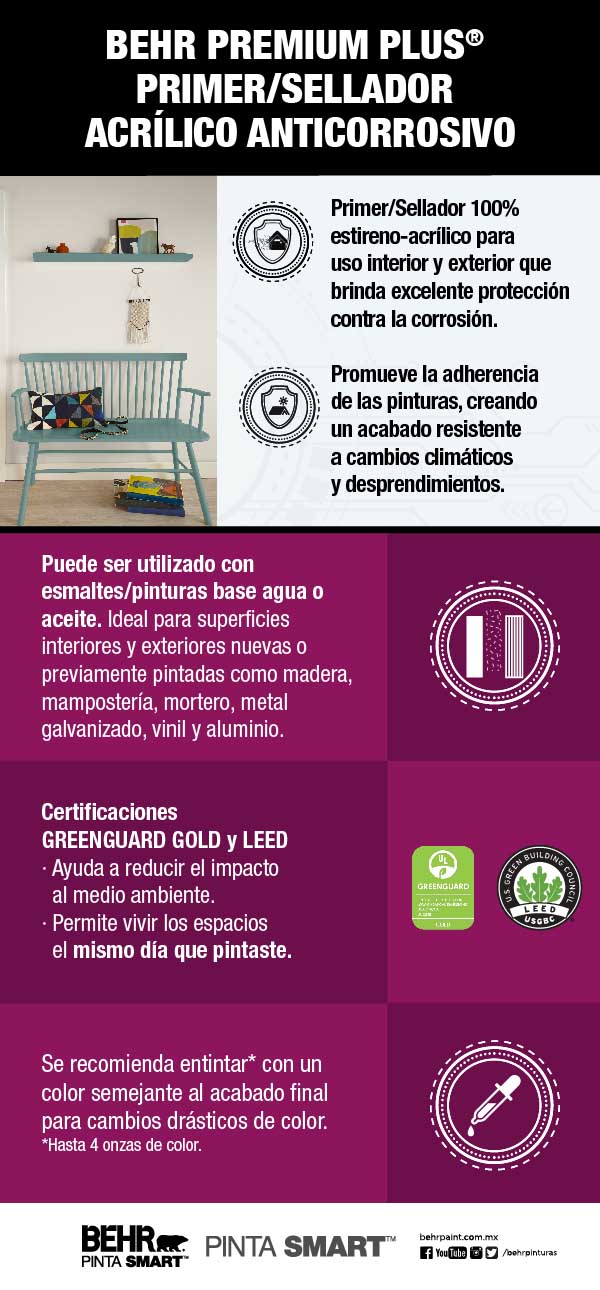 Behr Primer Sellador Anticorrosivo Home Depot México